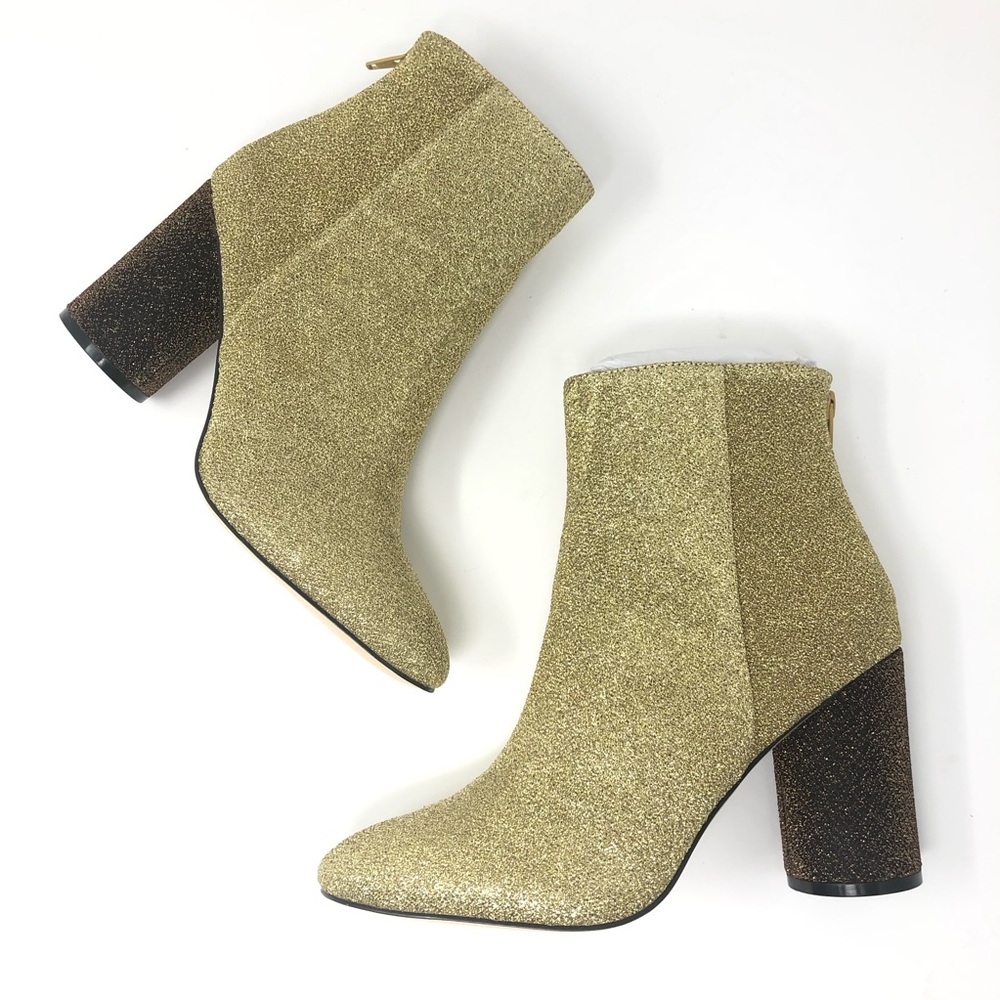 Katy Perry The Mayari Metallic Stretch Gold Boot